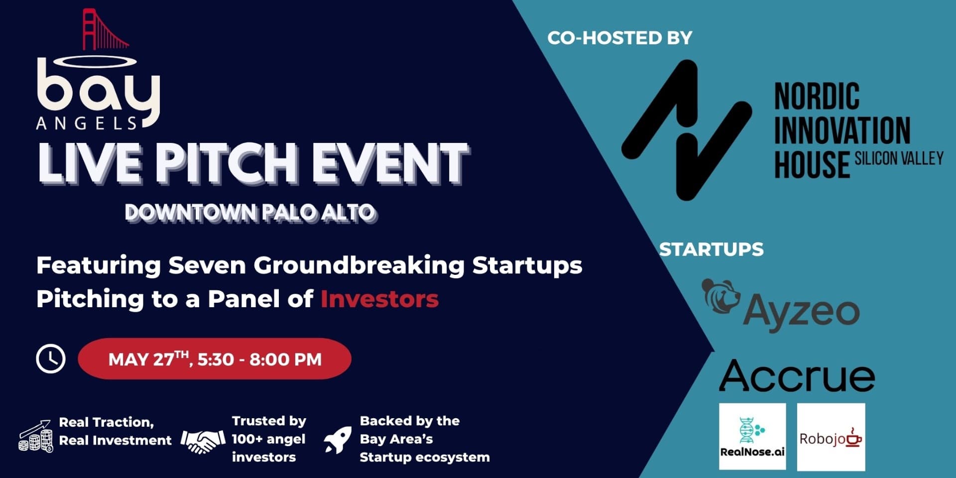 Bay Angels Live Pitch Event May 2026